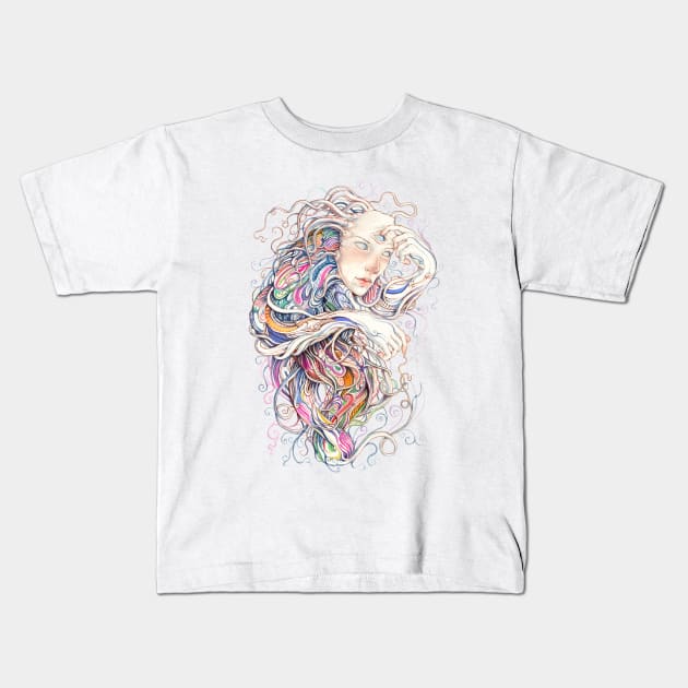 See It Through Kids T-Shirt by Tolagunestro